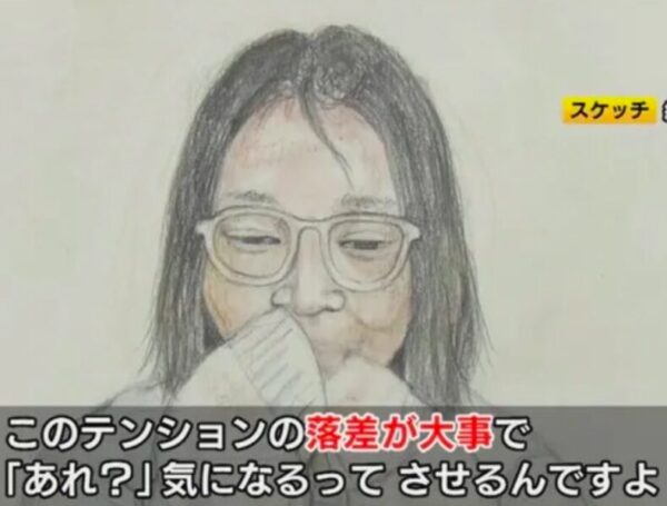 りりちゃんの法廷画